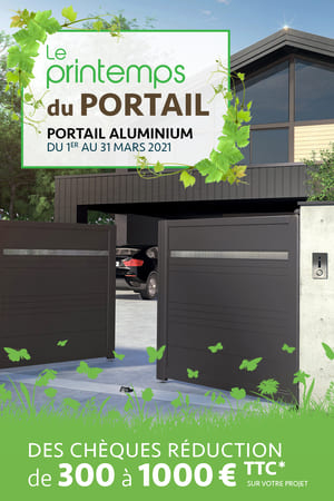 Promo exclusive dans tout le réseau Portaliers !  Economisez de 300€ à 1000€ sur vos projets portail !